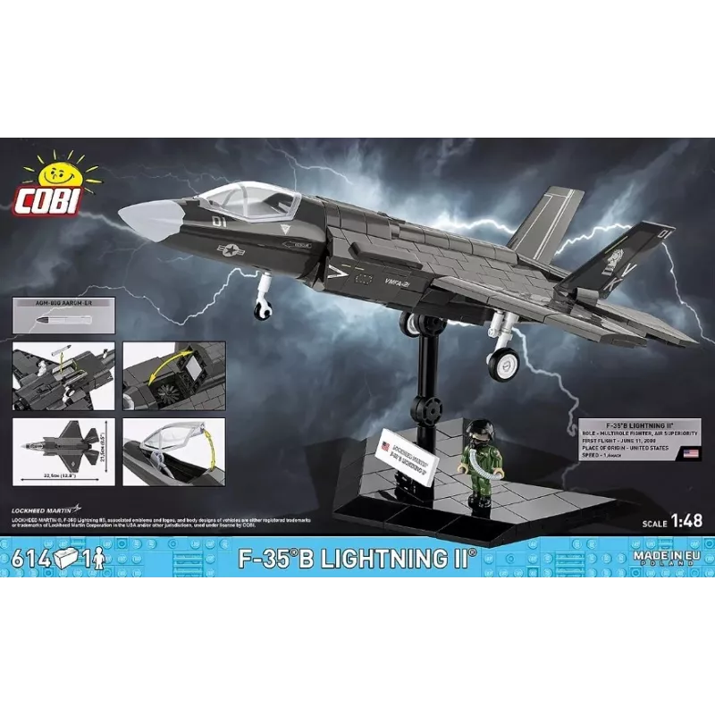 F-35B Lightning II bouwstenen - 614 onderdelen