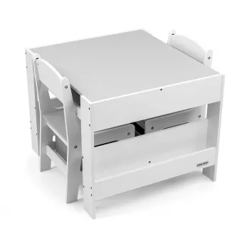 Kindermeubelset Milly Mally Sven White – model 5488, witte uitvoering