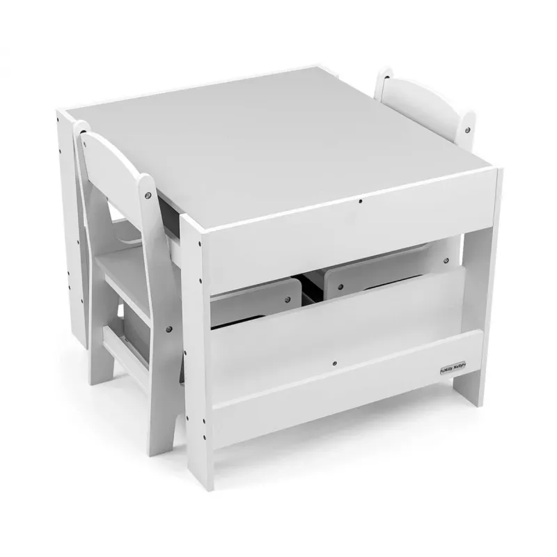 Kindermeubelset Milly Mally Sven White – model 5488, witte uitvoering