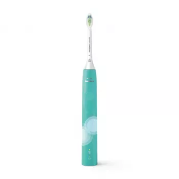 Sonic tandenborstel Philips 4100 Series HX3689/43 – ingebouwde Li‑Ion‑accu, 1 handstuk, 1 borstelkop, Daily‑Care‑modus, turquoise