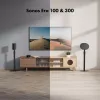 Vloerstandaard MACLEAN MC-496 voor Sonos Era 100 en 300, in hoogte verstelbaar 682–1068 mm