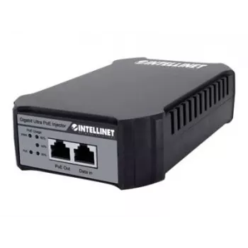Intellinet Gigabit PoE++ injector, één 95 W poort, IEEE 802.3bt (4PPoE)-conform, kunststof behuizing, wandmontage