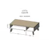 Cama LOTTA 110 salontafel Wotan-eiken/mat zwart