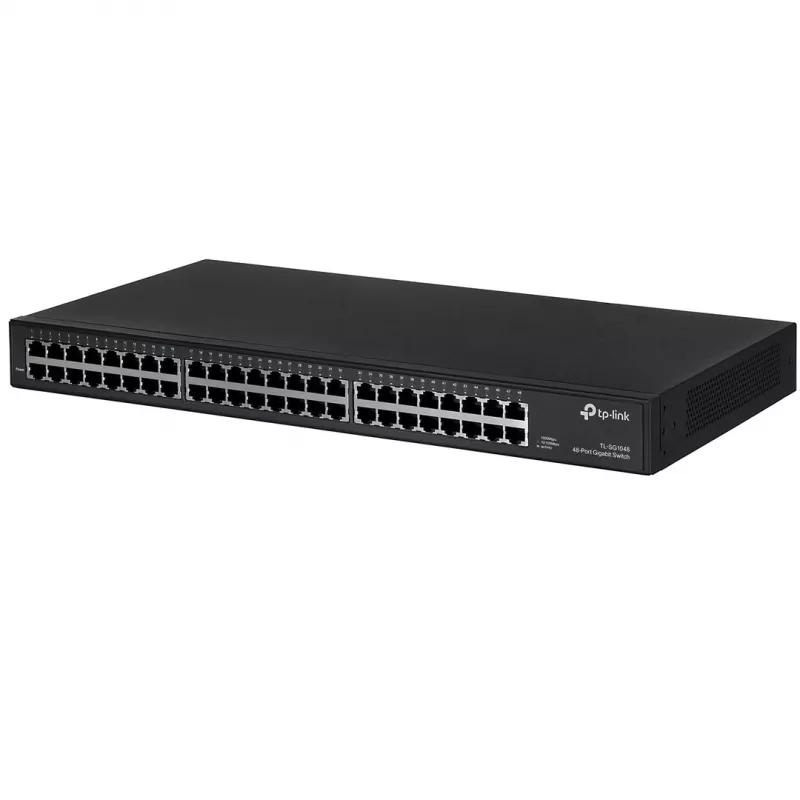 TP-Link TL-SG1048 unmanaged Gigabit Ethernet (10/100/1000) 1U zwart