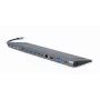 Gembird A-CM-COMBO9-01 USB Type-C 9-in-1 multiport-adapter (USB-hub + HDMI + VGA + PD + kaartlezer + LAN + 3,5 mm audio), Space Grey