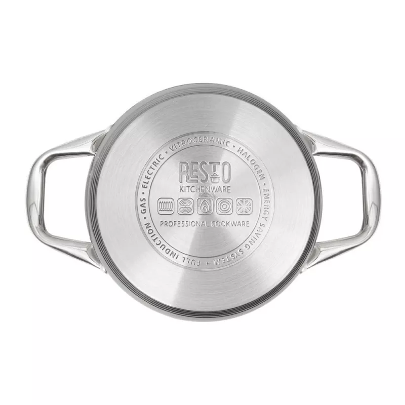 Ronde RVS pan Resto Kitchenware Libra 1,9 L