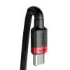 Baseus Cafule PD2.0 100W Flash-Charging USB-naar-Type-C-kabel (20V 5A) 2m rood+zwart