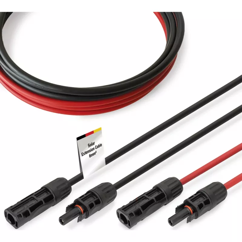 Kabel Digitus DK-SCEC66-0030 6 mm² 3 m MC4 zwart rood