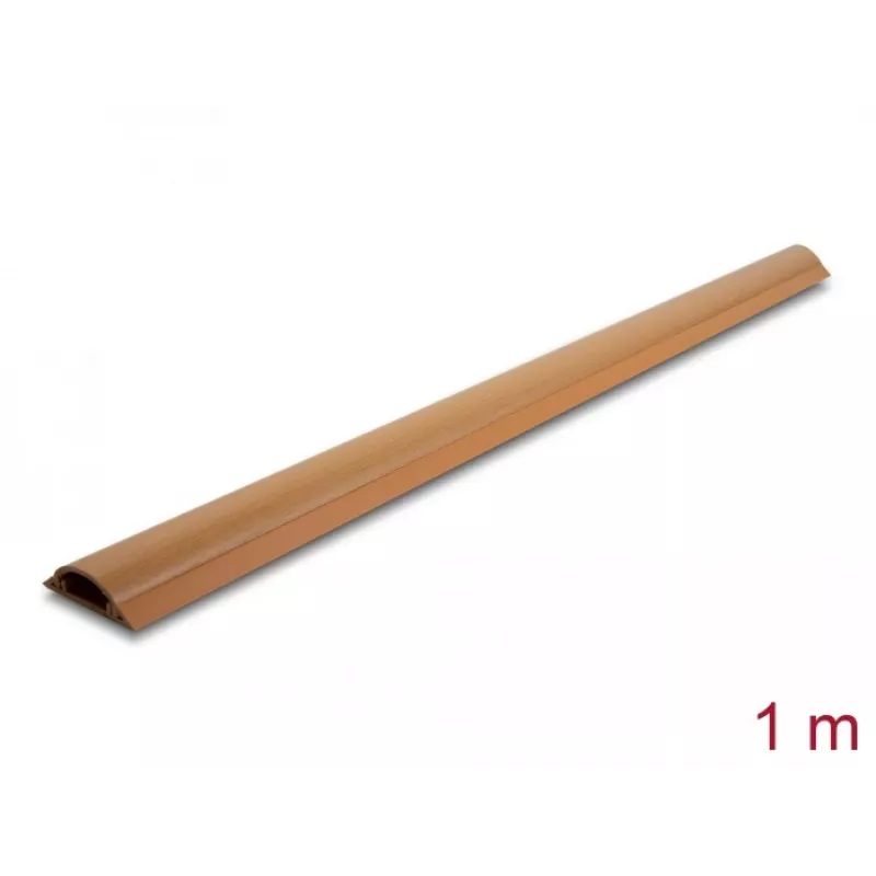 Kabelgoot DeLOCK 20731 zelfklevend 50 x 13 mm houtlook