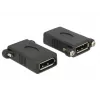 DisplayPort-adapter DeLOCK DisplayPort 1.1 F-F zwart