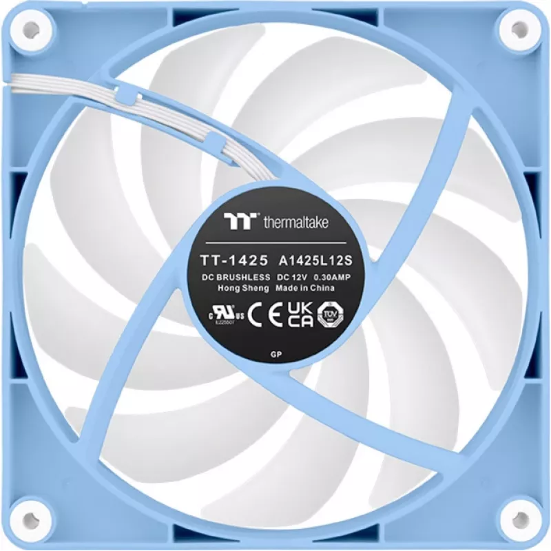 PC-ventilator THERMALTAKE CT140 Reverse ARGB Sync 140mm Hydrangea Blue 2-pack