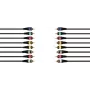 Audio-snake-kabel Omnitronic 8x cinch 15 m — multicore-verbinding voor acht cinch-aansluitingen