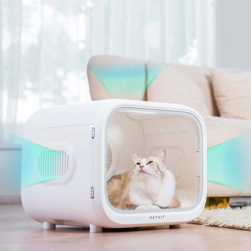 PETKIT AirSalon Max Pro slimme huisdierdroger voor katten, wit, model PD10 Max