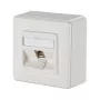 METZ CONNECT BTR IT CONNECT E-DAT Module 8(8) AP - inbouwdoos - RJ-45 - zuiver wit, RAL 9010 (1309110002-E)