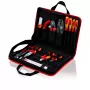 Knipex gereedschapstas compact Electric - zwart - rood - polyester - 8 vakken - 410 mm - 290 mm - 60 mm (00 21 11)
