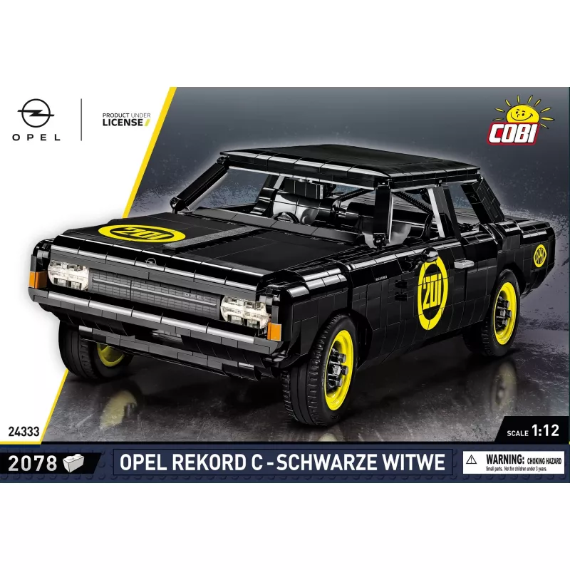 Bouwset Cobi Opel Rekord C, kunststof modelauto, 2078 onderdelen, leeftijd 10+