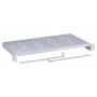 Rackplateau LANBERG AK-1004-S — 1U 19 inch grijs, 483 mm breedte, 300 mm diepte, 25 kg capaciteit
