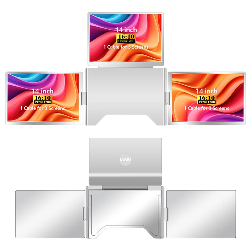 Extralink Smart Life S780 14 draagbare laptopmonitor, 3 monitoren, IPS, 1920x1200