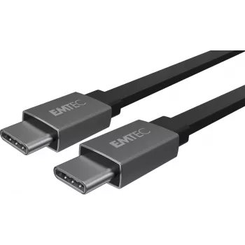 USB-kabel Emtec T700C2 1,2 m USB-C zwart