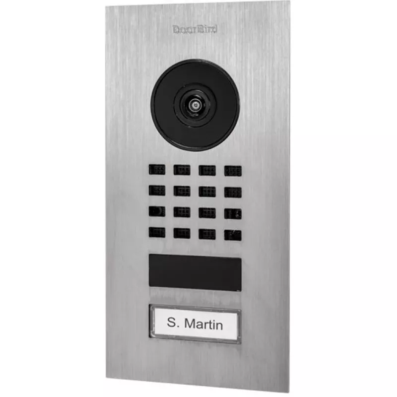 Videodeurintercom DoorBird D1101V roestvrij staal 1080p IR