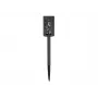 Beper P207ILO101 zonne-energie tuinlamp met grondpen, 12 led vlameffect, IP44, zwart