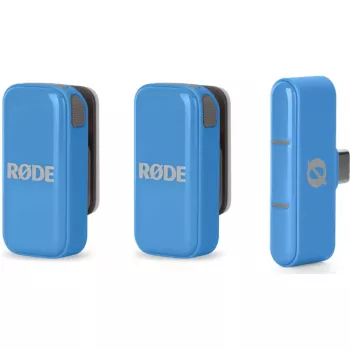 Draadloze lavaliermicrofoon Rode Wireless Micro — blauw (WIMICROCBLU)