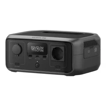 Draagbaar powerstation EcoFlow RIVER 3 UPS — LiFePO4 245 Wh, 300 W, 1 AC-stopcontact, USB-A, USB-C, AC-/zonne-/DC-ingang