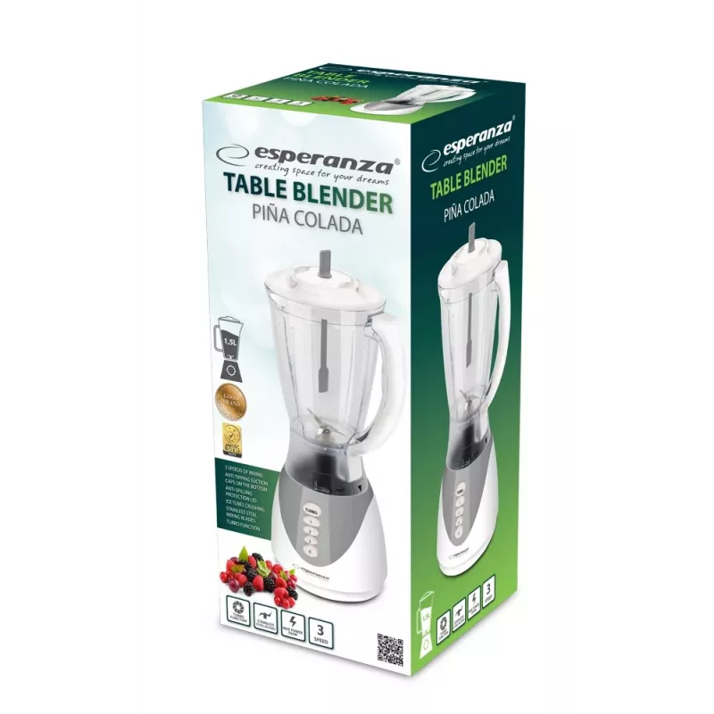 Esperanza EKM023E mixer 350W 1,5L grijs