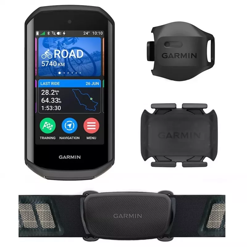 GPS-fietscomputer GARMIN Edge 1050, 3,5-inch display, zwart