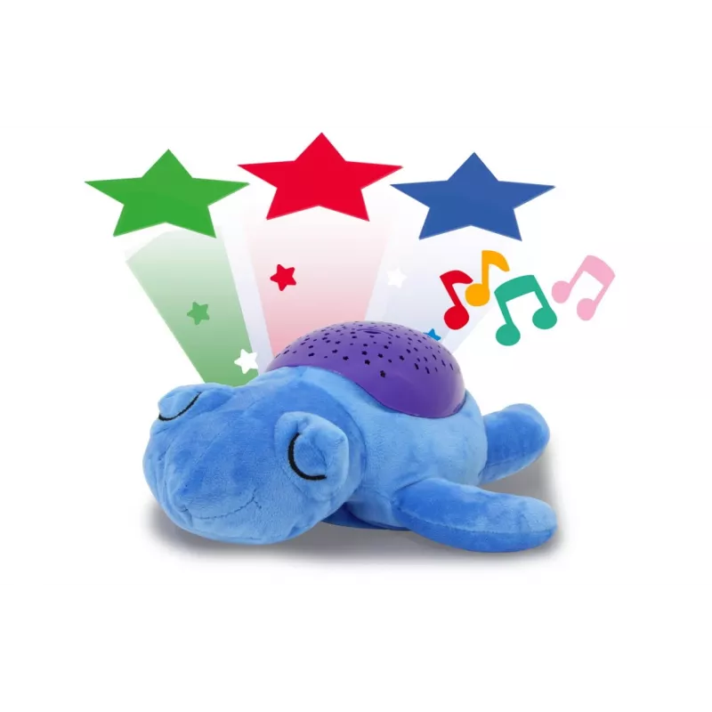 Jamara Dreamy Turtle nachtlamp staand blauw paars