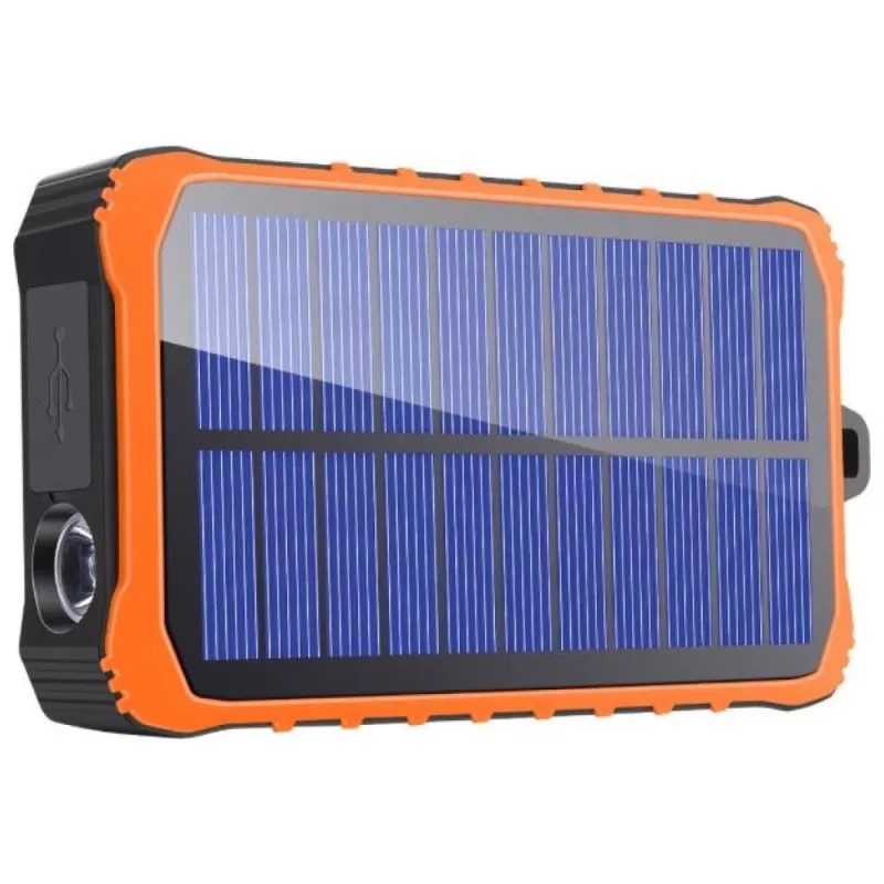 Powerbank Propper Solar 12000mAh grijs