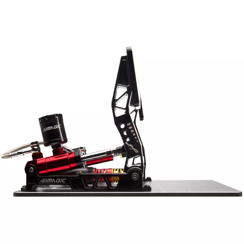 Simagic P2000 Hydraulic 2-pedaalset, 200KG Loadcell - Crimson Edition