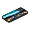 iKins hoesje voor Apple iPhone 12 mini — paars agaatpatroon