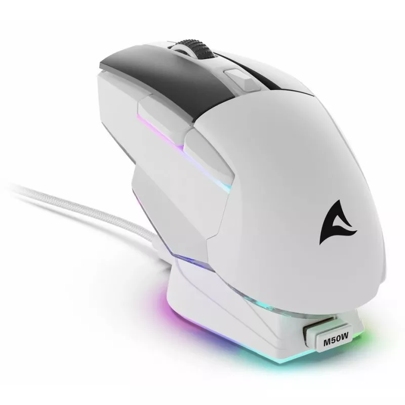 Sharkoon SGM50W muis gaming rechtshandig RF draadloos + USB Type-A optisch 6400 DPI