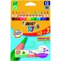 BIC Evolution Triangle 8871462 kleurpotloden, 12 kleuren