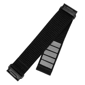 Vervangende sportband 22 mm voor Garmin QuickFit van FIXED – 160–210 mm, zwart