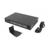 Unmanaged LANBERG switch RSGE-24P-2GE-2S-360 met 24 RJ-45 ethernetpoorten