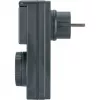 Schakelklok met schemersensor DDT IP 44 antraciet