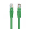 PATCHCORD Cat.5E UTP 1,5M groen FLUKE BESTANDEN LANBERG 10ER-PACK