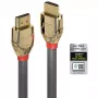 Lindy 5m Ultra High Speed HDMI-kabel, Gold Line, 5 m, HDMI type A (standaard), HDMI type A (standaard), grijs