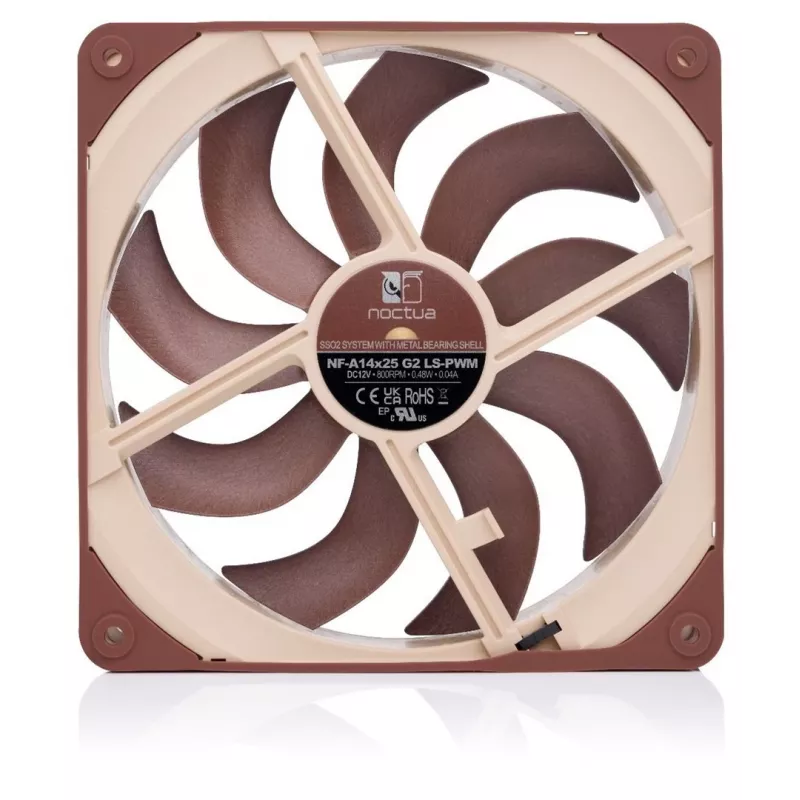 Noctua NF-A14X25 G2 LS-PWM 140mm behuizingsventilator