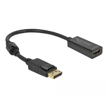 Adapter DisplayPort 1.2 stekker naar HDMI bus 4K DeLOCK 63559