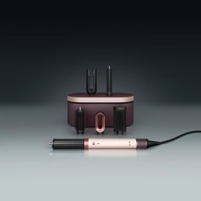Airwrap Co-anda2x Straight + Wavy, Multistyler crème/roségoud, Bluetooth, 1.700 Watt (beschadigde verpakking)