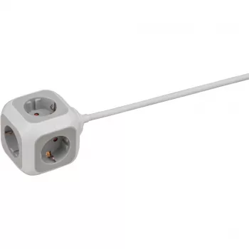 Brennenstuhl 1150090 verlengkabel 1,4 m 4 AC-uitgangen binnen wit (1150090)
