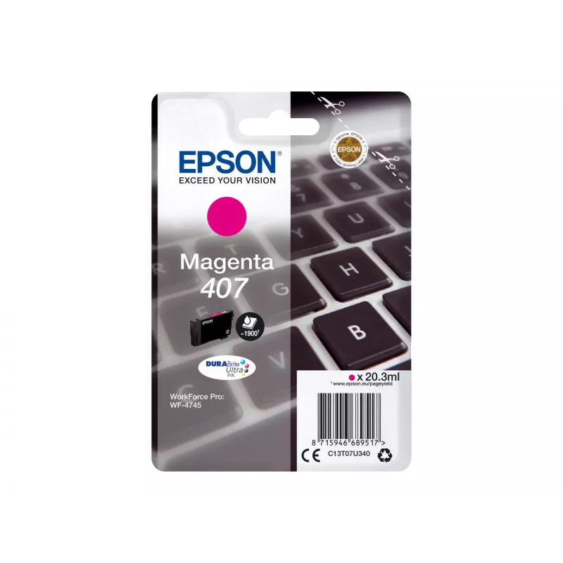Inktcartridge Epson C13T07U340 magenta High (XL) Yield voor WF-4745 Series