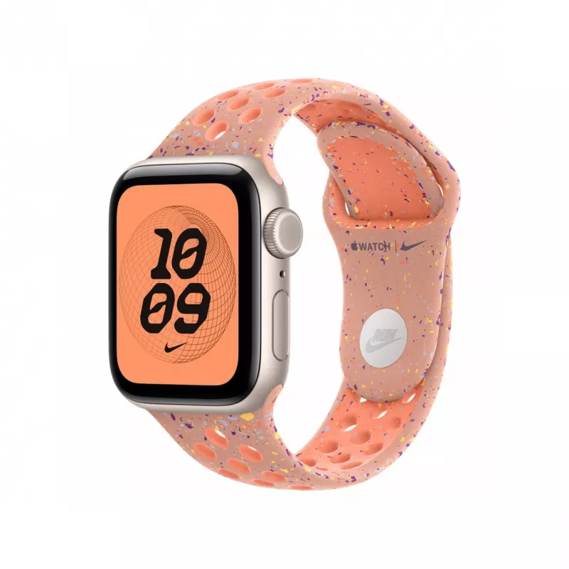 Band Apple MGA64ZM/A smart wearable accessoire roze aluminium fluorelastomeer