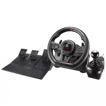 Stuur + pedalen + joystick Subsonic SA5658 zwart USB voor PlayStation 4 Xbox One
