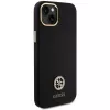GUESS | GUHCP15M4DGPK | Backcover | Apple | iPhone 15 Plus/14 Plus | TPU, siliconen, microvezel | zwart