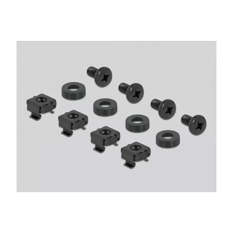 Delock 66853 10 inch 1U rackplank, zwart