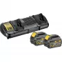 Accu- en opladerset DeWALT DCB132T2-QW lithium-ion 4 Ah